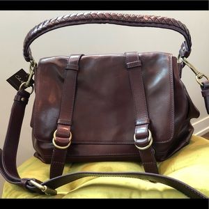 Cole Haan Aubergine Messenger Bag